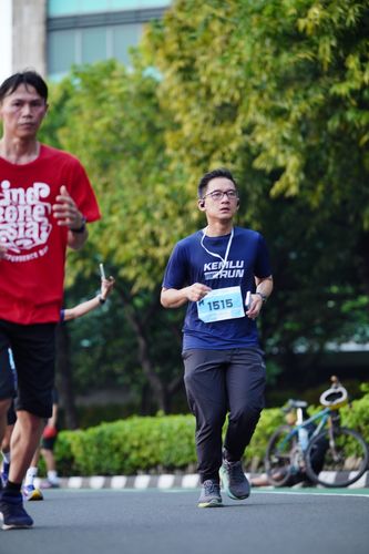 Race photo from KEMLU RUN 2025