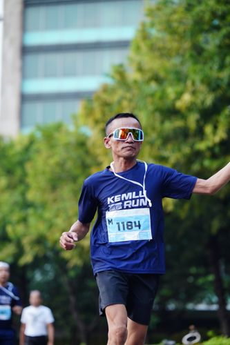 Race photo from KEMLU RUN 2025