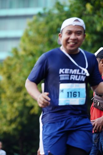 Race photo from KEMLU RUN 2025
