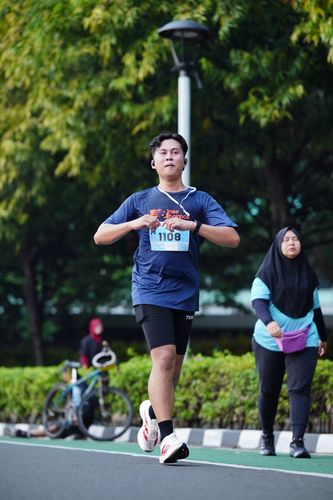 Race photo from KEMLU RUN 2025