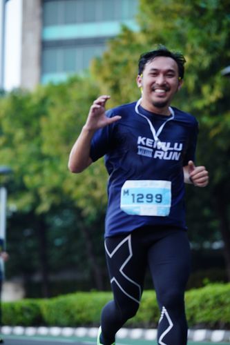 Race photo from KEMLU RUN 2025