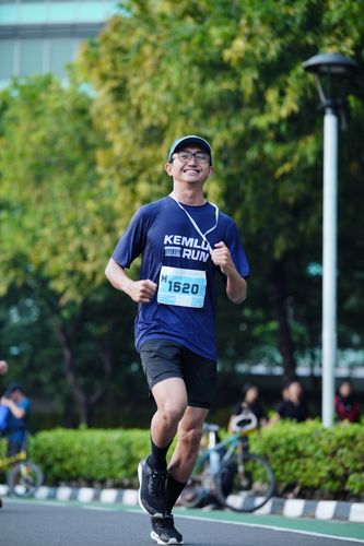 Race photo from KEMLU RUN 2025