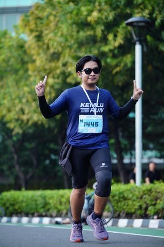 Race photo from KEMLU RUN 2025