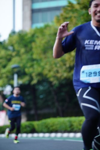 Race photo from KEMLU RUN 2025