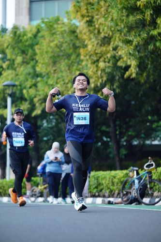 Race photo from KEMLU RUN 2025