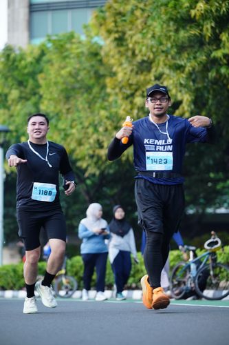 Race photo from KEMLU RUN 2025