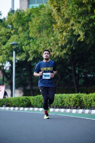 Race photo from KEMLU RUN 2025