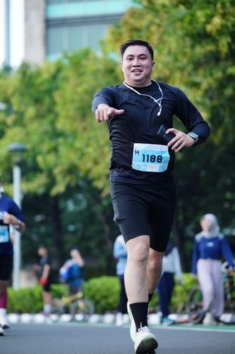 Race photo from KEMLU RUN 2025