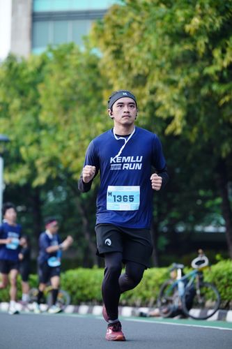 Race photo from KEMLU RUN 2025
