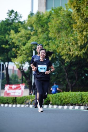 Race photo from KEMLU RUN 2025