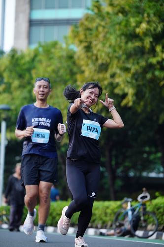 Race photo from KEMLU RUN 2025