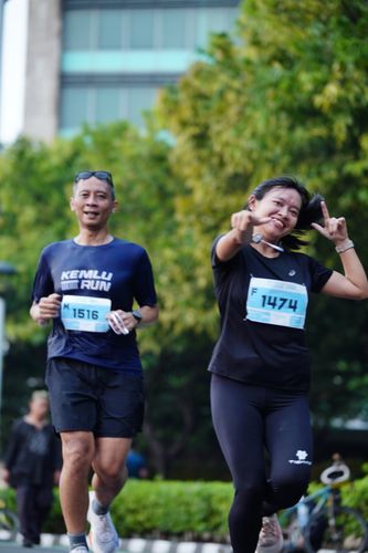 Race photo from KEMLU RUN 2025