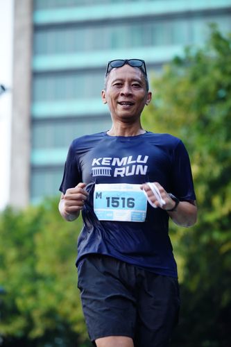 Race photo from KEMLU RUN 2025