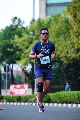 Race photo from KEMLU RUN 2025