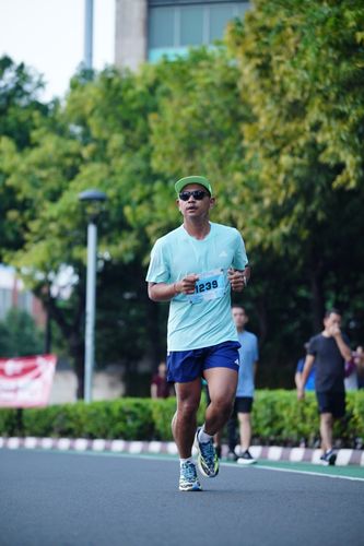 Race photo from KEMLU RUN 2025