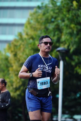 Race photo from KEMLU RUN 2025