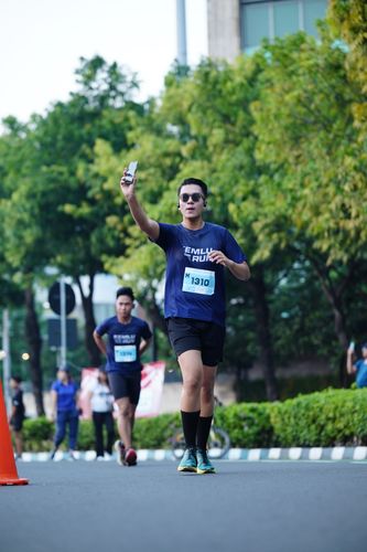 Race photo from KEMLU RUN 2025