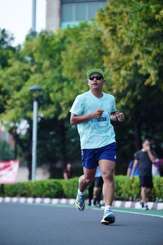 Race photo from KEMLU RUN 2025