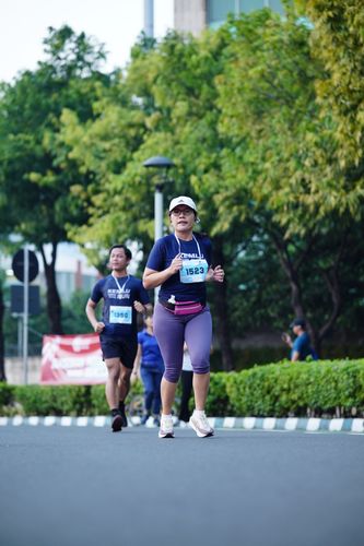 Race photo from KEMLU RUN 2025