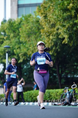 Race photo from KEMLU RUN 2025