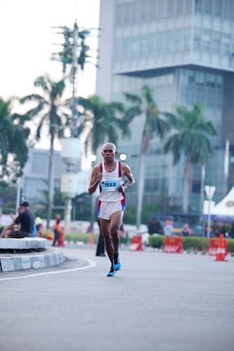 Race photo from KEMLU RUN 2025