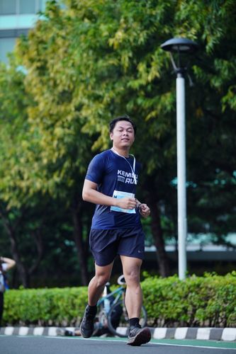 Race photo from KEMLU RUN 2025