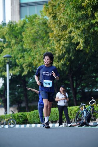 Race photo from KEMLU RUN 2025