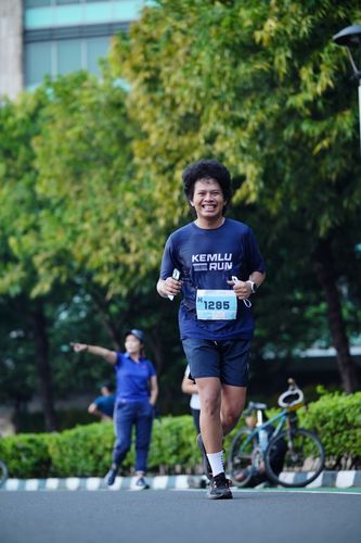 Race photo from KEMLU RUN 2025