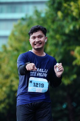 Race photo from KEMLU RUN 2025