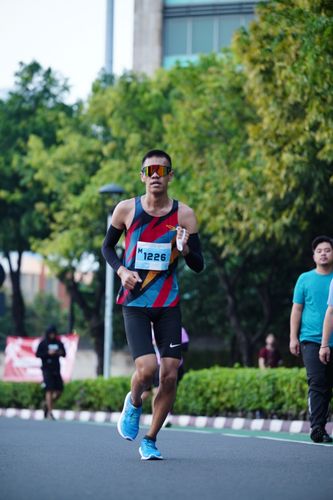 Race photo from KEMLU RUN 2025