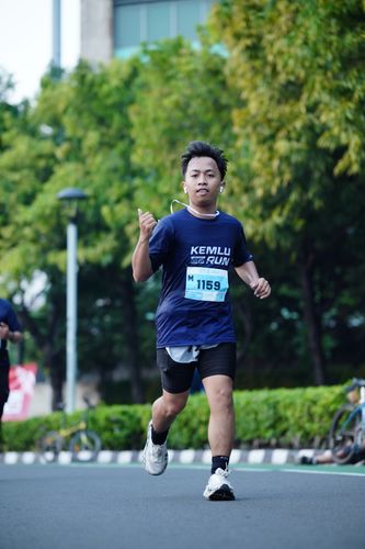 Race photo from KEMLU RUN 2025