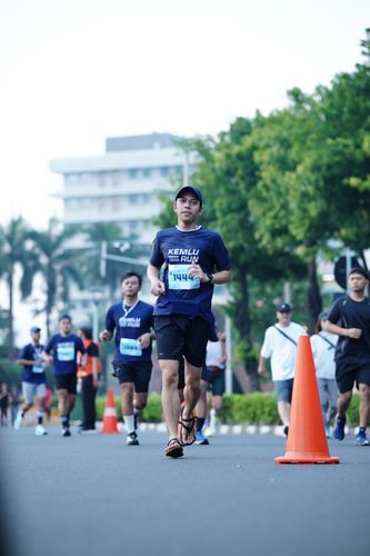 Race photo from KEMLU RUN 2025
