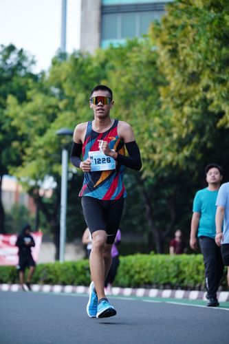 Race photo from KEMLU RUN 2025