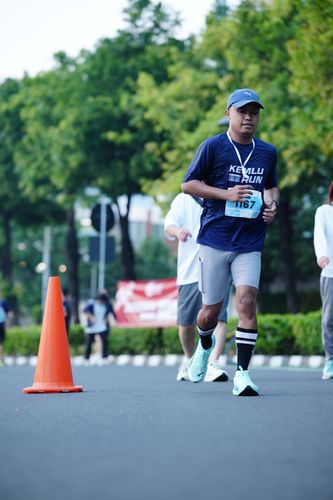 Race photo from KEMLU RUN 2025