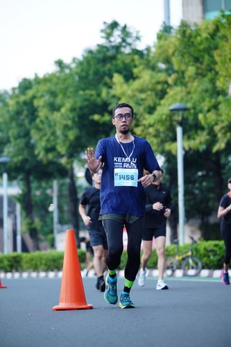 Race photo from KEMLU RUN 2025