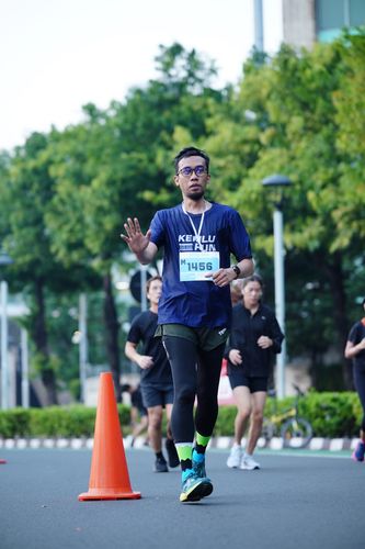 Race photo from KEMLU RUN 2025