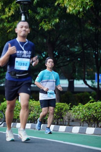 Race photo from KEMLU RUN 2025