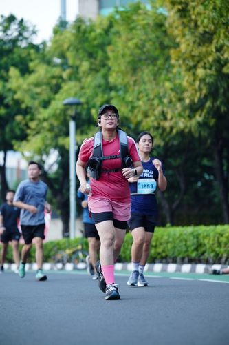 Race photo from KEMLU RUN 2025