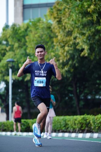 Race photo from KEMLU RUN 2025