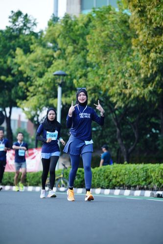 Race photo from KEMLU RUN 2025