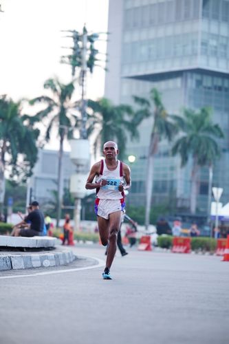 Race photo from KEMLU RUN 2025