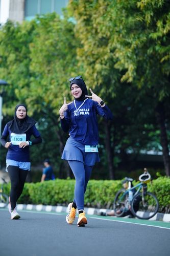 Race photo from KEMLU RUN 2025