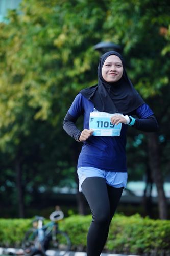 Race photo from KEMLU RUN 2025