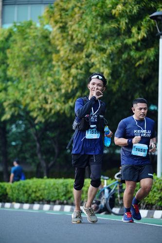 Race photo from KEMLU RUN 2025