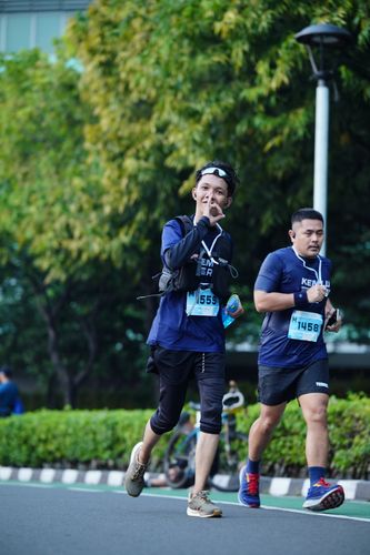 Race photo from KEMLU RUN 2025