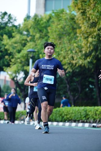 Race photo from KEMLU RUN 2025