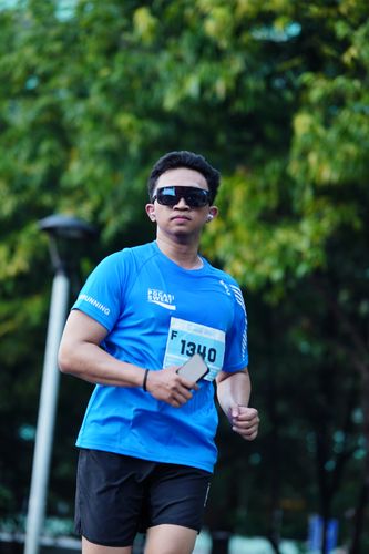 Race photo from KEMLU RUN 2025