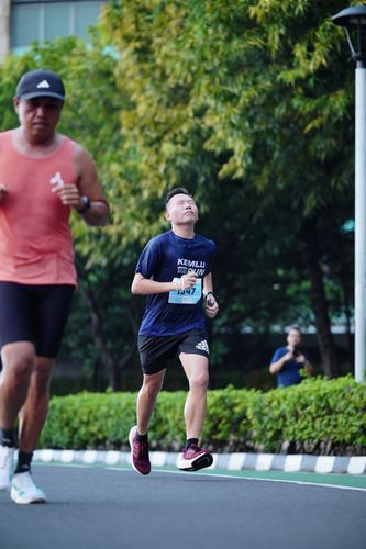 Race photo from KEMLU RUN 2025