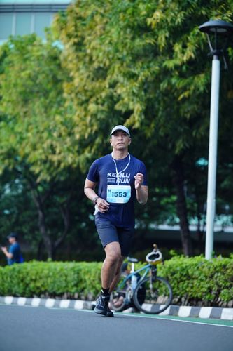 Race photo from KEMLU RUN 2025