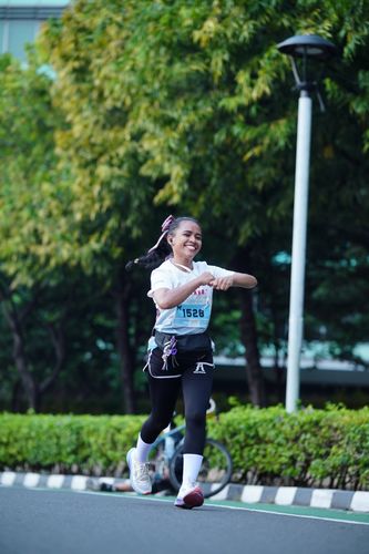 Race photo from KEMLU RUN 2025